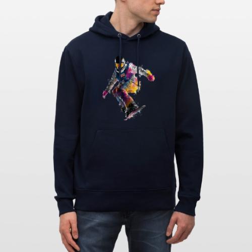 Snowboarding: Frozen Palette - Heavyweight Unisex Hoodie CRUISER by Stanley/Stella