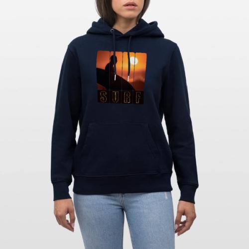 Surfing: Sunset Surf Panels - Heavyweight Unisex Hoodie CRUISER by Stanley/Stella