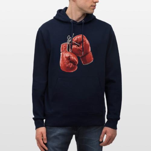 Boxing: Hanging Gloves Icon - Heavyweight Unisex Hoodie CRUISER by Stanley/Stella