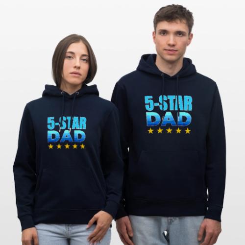 Five Stars Dad - Heavyweight Unisex Hoodie CRUISER by Stanley/Stella
