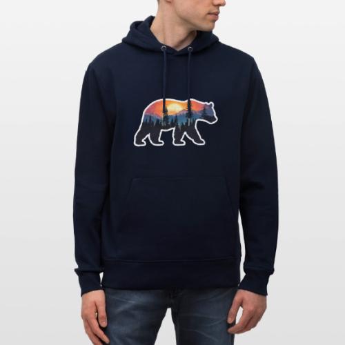 Mountain Spirit Bear - Heavyweight Unisex Hoodie CRUISER by Stanley/Stella
