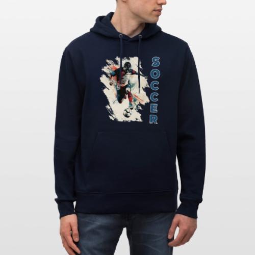 Soccer Power Move - Heavyweight Unisex Hoodie CRUISER by Stanley/Stella