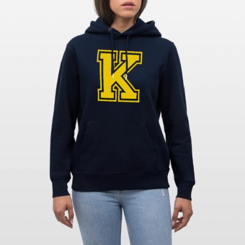 Letter k – Capital Athletic Alphabet Monogram - Heavyweight Unisex Hoodie CRUISER by Stanley/Stella