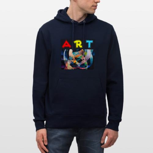 Art of Stripes and Shades - Heavyweight Unisex Hoodie CRUISER by Stanley/Stella