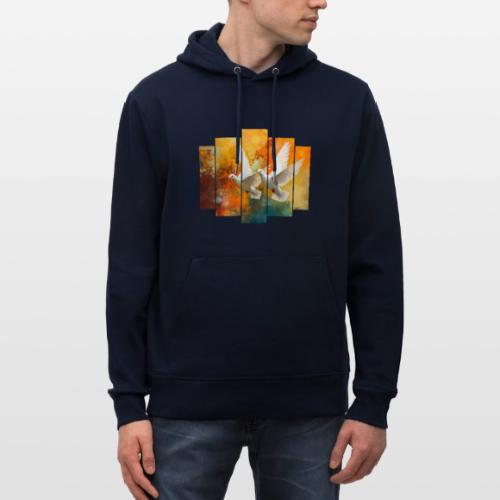 Wings of Peace - Heavyweight Unisex Hoodie CRUISER by Stanley/Stella