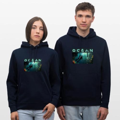 Ocean: Explorer of the Deep - Heavyweight Unisex Hoodie CRUISER by Stanley/Stella
