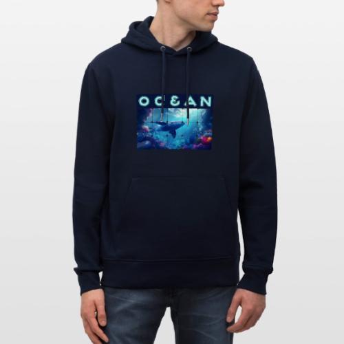 Ocean: Whale’s Path - Heavyweight Unisex Hoodie CRUISER by Stanley/Stella