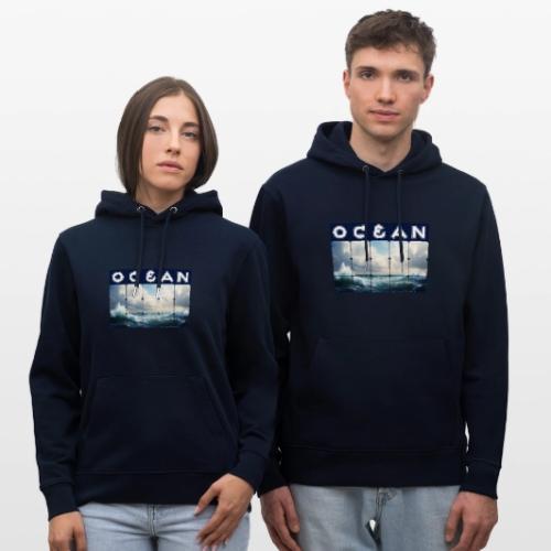 Ocean: Waves of Fury - Heavyweight Unisex Hoodie CRUISER by Stanley/Stella