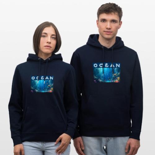Ocean: Coral Carnival - Heavyweight Unisex Hoodie CRUISER by Stanley/Stella
