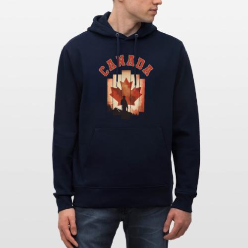 Proud Canadian Shadow - Heavyweight Unisex Hoodie CRUISER by Stanley/Stella