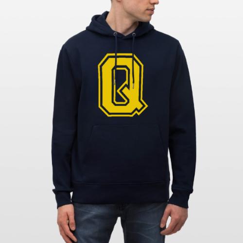 Letter Q – Capital Athletic Alphabet Monogram - Heavyweight Unisex Hoodie CRUISER by Stanley/Stella