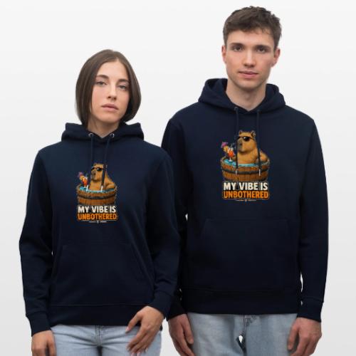 Unbothered Beaver in Wooden Tub - Heavyweight Unisex Hoodie CRUISER by Stanley/Stella