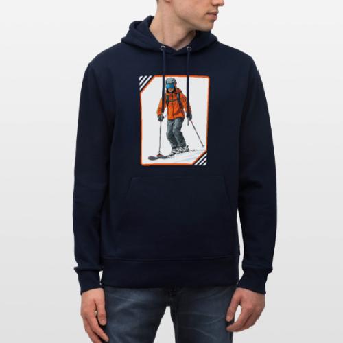 Skiing Thrill Ride - Heavyweight Unisex Hoodie CRUISER by Stanley/Stella