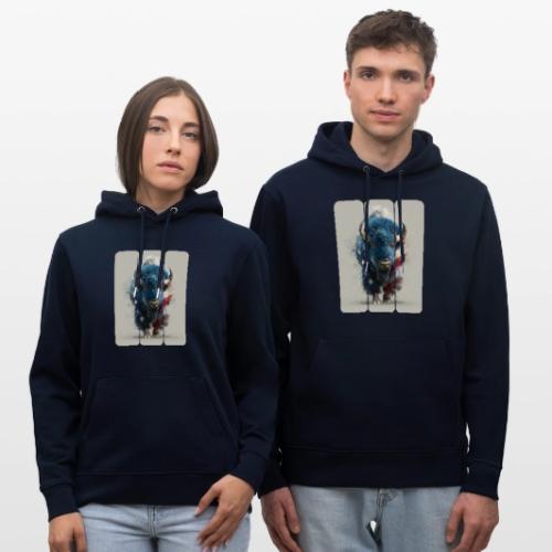 USA: Spirit of the Plains - Heavyweight Unisex Hoodie CRUISER by Stanley/Stella