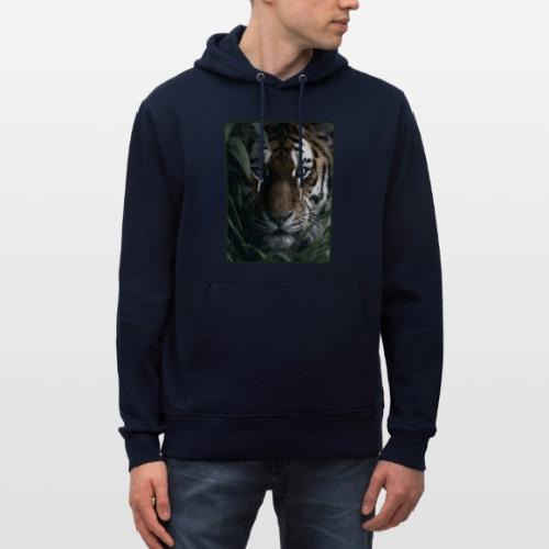 Tiger Jungle Eyes Wildlife Design - Heavyweight Unisex Hoodie CRUISER by Stanley/Stella