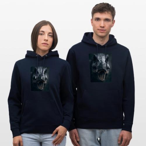 T Rex Cinematic Close-Up Design - Heavyweight Unisex Hoodie CRUISER by Stanley/Stella