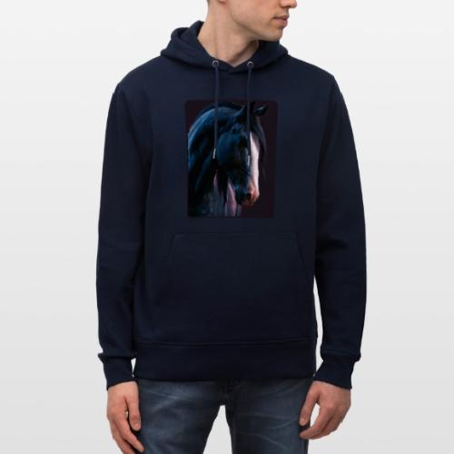 Noble Horse Cinematic Portrait Design - Heavyweight Unisex Hoodie CRUISER by Stanley/Stella