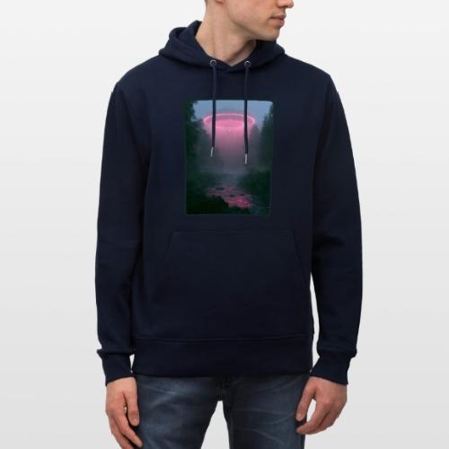 Neon UFO Forest River Design - Heavyweight Unisex Hoodie CRUISER by Stanley/Stella