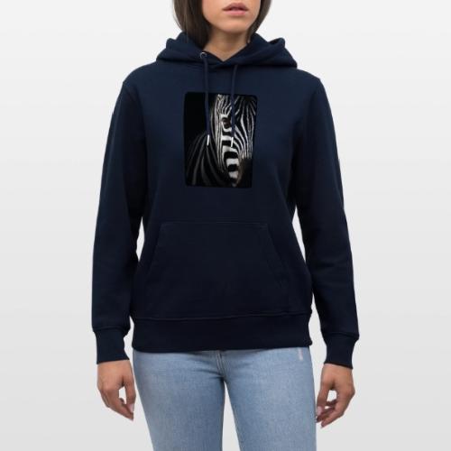 Zebra High Contrast Portrait Design - Heavyweight Unisex Hoodie CRUISER by Stanley/Stella