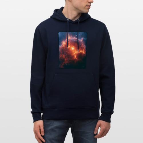 Exploding Supernova Space Art - Heavyweight Unisex Hoodie CRUISER by Stanley/Stella