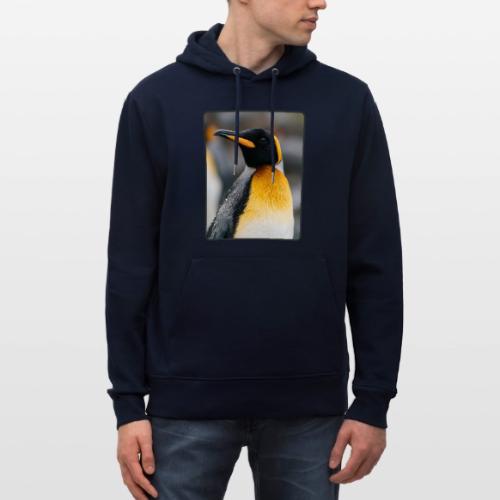 King Penguin Portrait Design - Heavyweight Unisex Hoodie CRUISER by Stanley/Stella