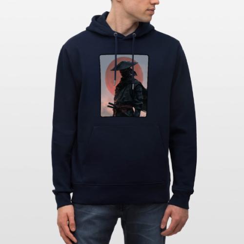 Ninja Warrior Under the Red Sun - Heavyweight Unisex Hoodie CRUISER by Stanley/Stella