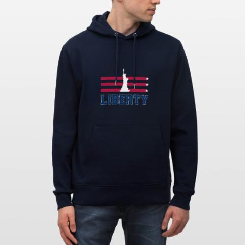 USA: Stars of Liberty - Heavyweight Unisex Hoodie CRUISER by Stanley/Stella