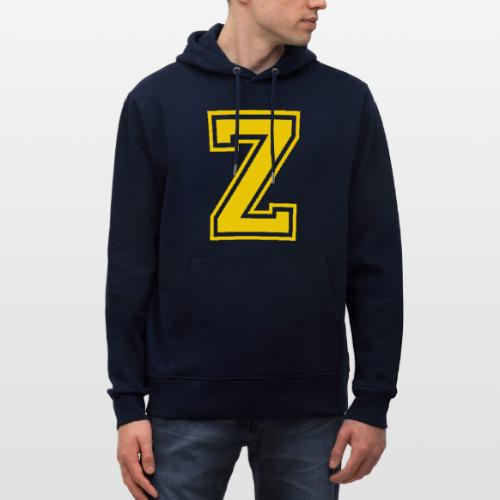 Letter Z – Capital Athletic Alphabet Monogram - Heavyweight Unisex Hoodie CRUISER by Stanley/Stella