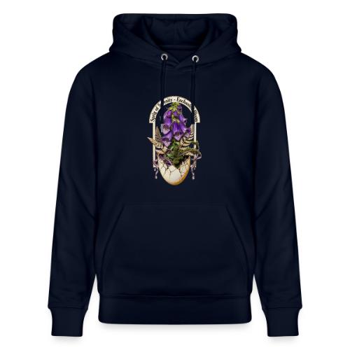 Spring Serenity Foxglove Tee, Easter Gift for wife - Heavyweight Unisex Hoodie CRUISER by Stanley/Stella