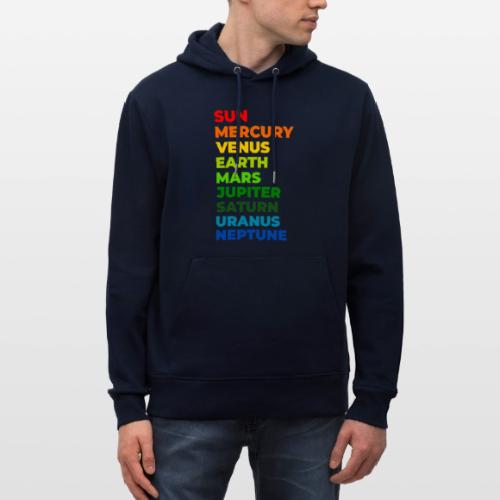 Color the solar system - Heavyweight Unisex Hoodie CRUISER by Stanley/Stella