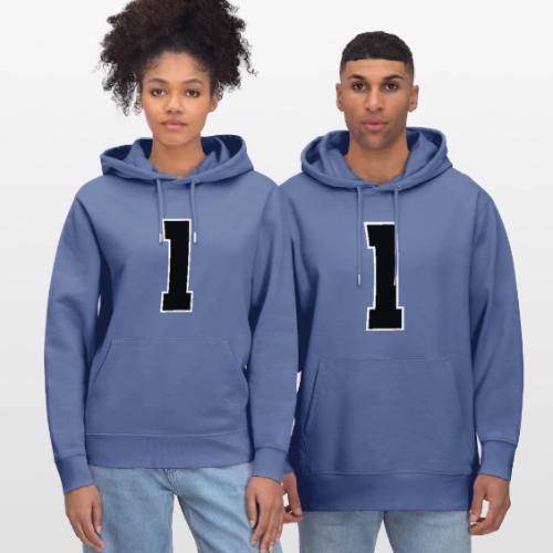Varsity Number 1 Athletic Style - Heavyweight Unisex Hoodie CRUISER by Stanley/Stella