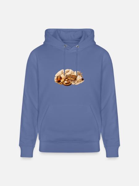 Cozy Rustic Hearth Night - Heavyweight Unisex Hoodie CRUISER by Stanley/Stella - bright blue
