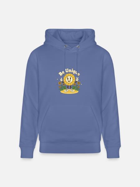 Be Unique Sunflower Hero - Heavyweight Unisex Hoodie CRUISER by Stanley/Stella - bright blue