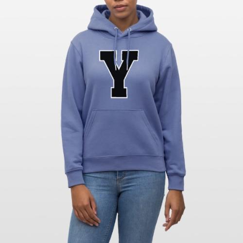 Varsity Letter Y Collegiate Alphabet Art - Heavyweight Unisex Hoodie CRUISER by Stanley/Stella