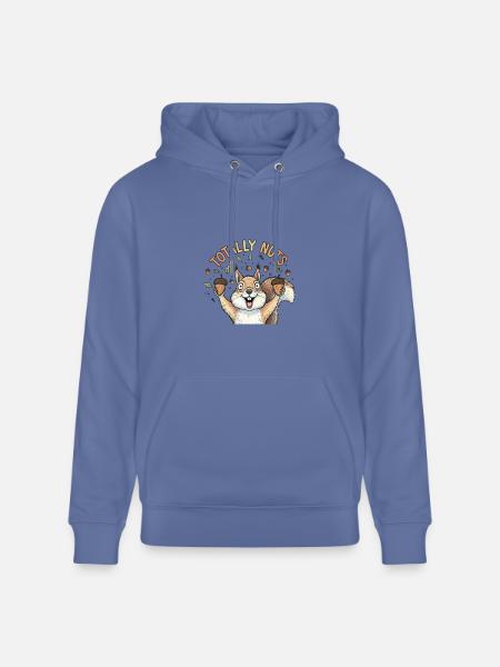 Totaly nuts - Heavyweight Unisex Hoodie CRUISER by Stanley/Stella - bright blue
