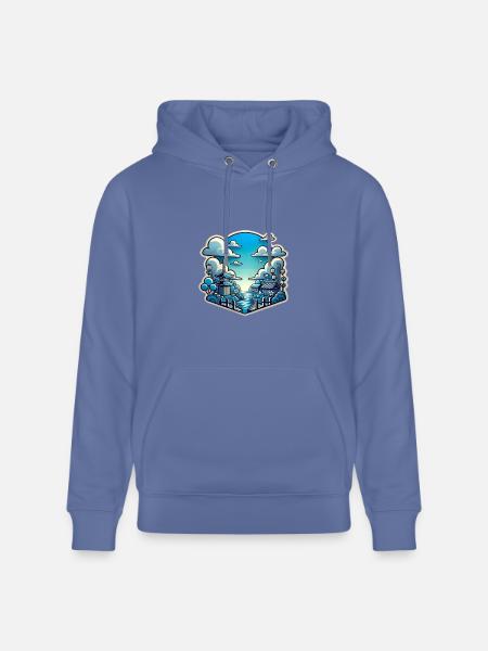 Sky blue - Heavyweight Unisex Hoodie CRUISER by Stanley/Stella - bright blue