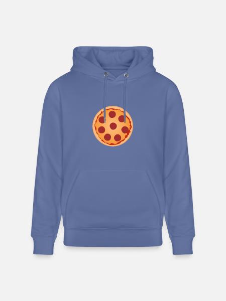 Pepperoni Pizza Slice Art - Heavyweight Unisex Hoodie CRUISER by Stanley/Stella - bright blue