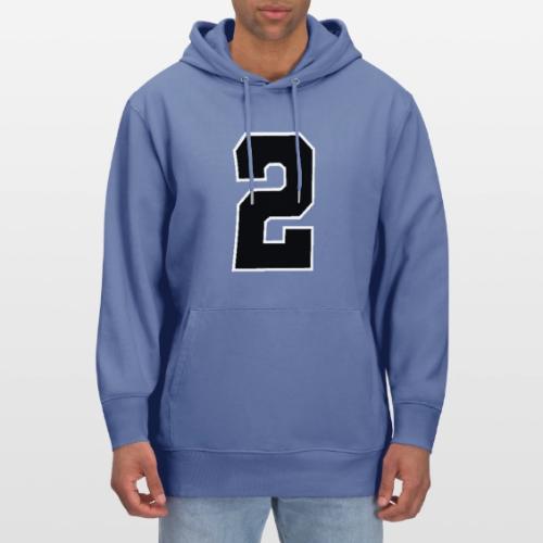 Varsity Number 2 Sports Design - Heavyweight Unisex Hoodie CRUISER by Stanley/Stella