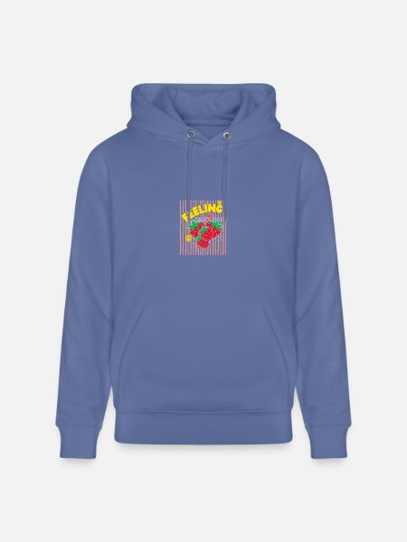 Berry Good Feeling - Heavyweight Unisex Hoodie CRUISER by Stanley/Stella - bright blue