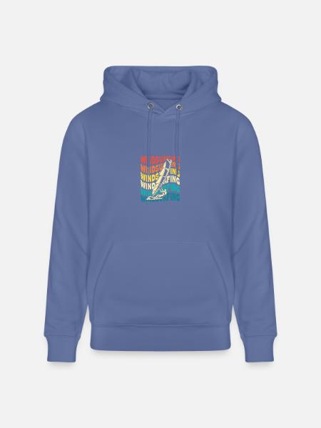 Windsurf Water Sports Windsurfing - Heavyweight Unisex Hoodie CRUISER by Stanley/Stella - bright blue