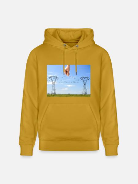 Don't Touch! - Heavyweight Unisex Hoodie CRUISER by Stanley/Stella - ochre