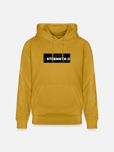 Coffee Strength Motivation Design - Heavyweight Unisex Hoodie CRUISER by Stanley/Stella - ochre