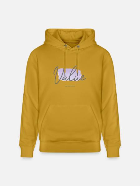 Value Yourself - Heavyweight Unisex Hoodie CRUISER by Stanley/Stella - ochre
