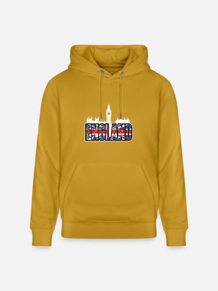 England - Heavyweight Unisex Hoodie CRUISER by Stanley/Stella - ochre