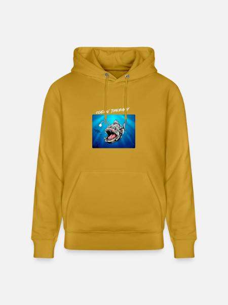 Ocean_Therapy - Heavyweight Unisex Hoodie CRUISER by Stanley/Stella - ochre