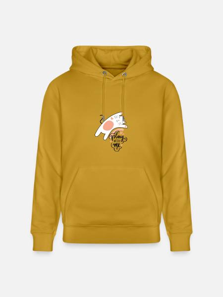 funny cat - Heavyweight Unisex Hoodie CRUISER by Stanley/Stella - ochre
