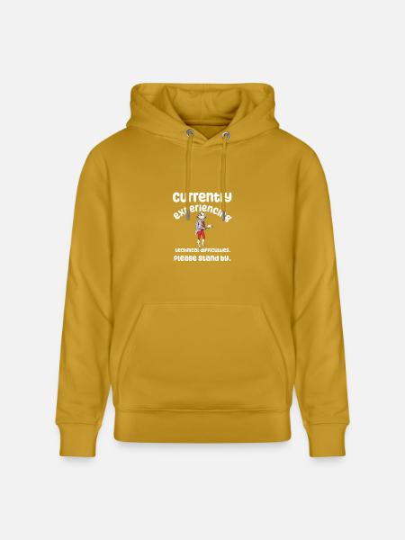 Currently Experiencing Technical Difficulties - Heavyweight Unisex Hoodie CRUISER by Stanley/Stella - ochre