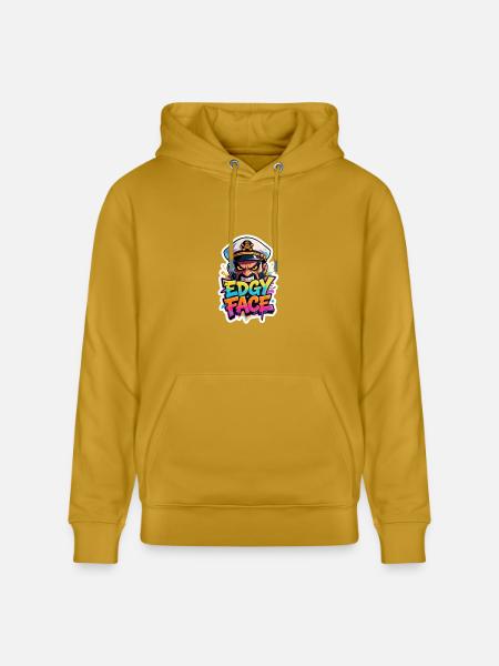 Edgy Face Sailor - Heavyweight Unisex Hoodie CRUISER by Stanley/Stella - ochre