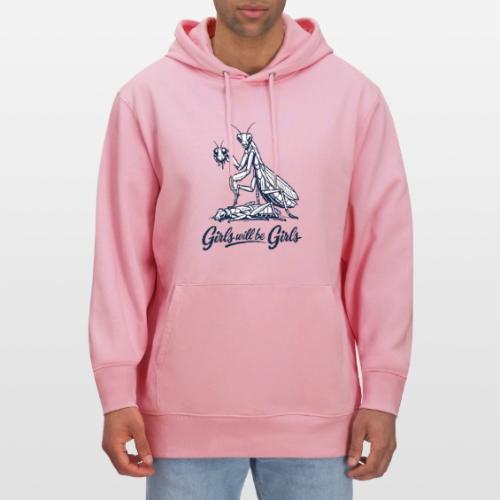 Girls Will Be Girls Praying Mantis Humor - Heavyweight Unisex Hoodie CRUISER by Stanley/Stella