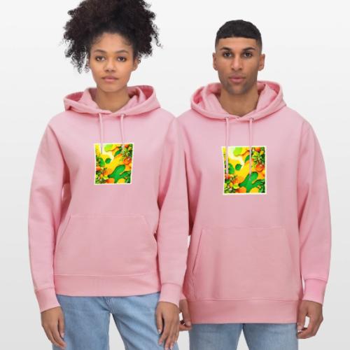 Fresh Citrus Summer Vibes Art - Heavyweight Unisex Hoodie CRUISER by Stanley/Stella